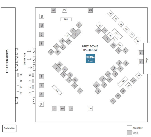 Exhibit Hall Floorplan 2021.03.17